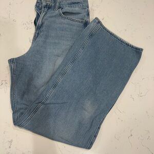 Hollister Light Blue Wide-Leg Jeans